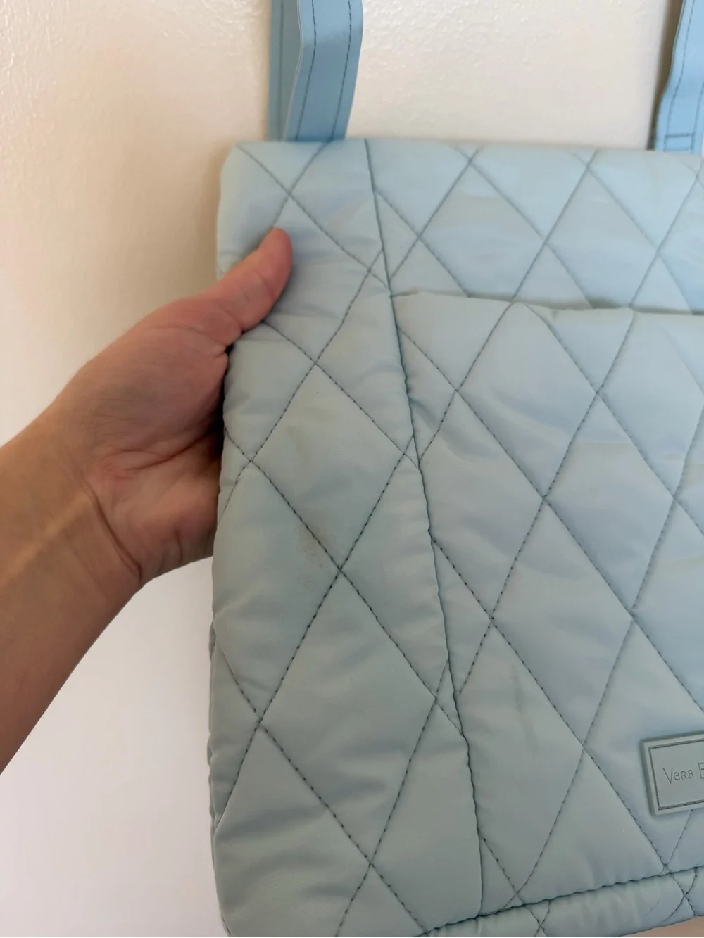 VERA BRADLEY Ultralight Hipster Vintage Denim Light Blue Crossbody Bag Purse